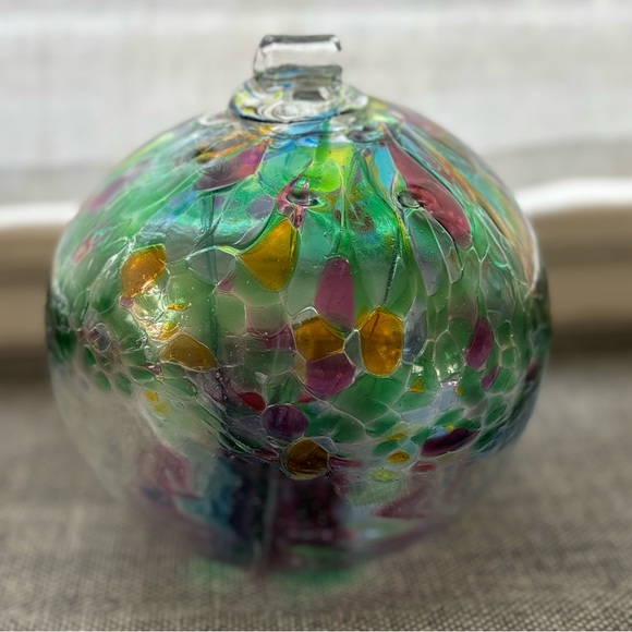 Garden Globe Suncatcher Multicolor Blown Glass - Picture 15 of 15